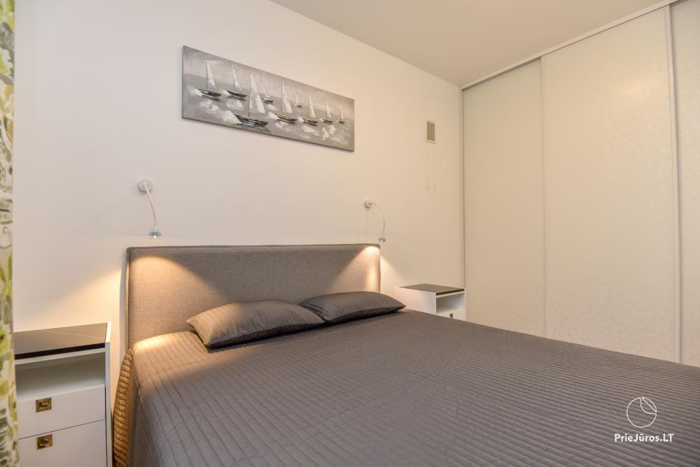 Two rooms new apartment in center of Nida