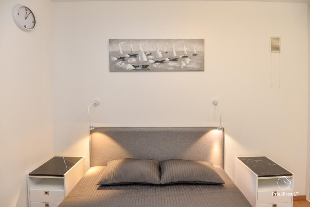 Two rooms new apartment in center of Nida
