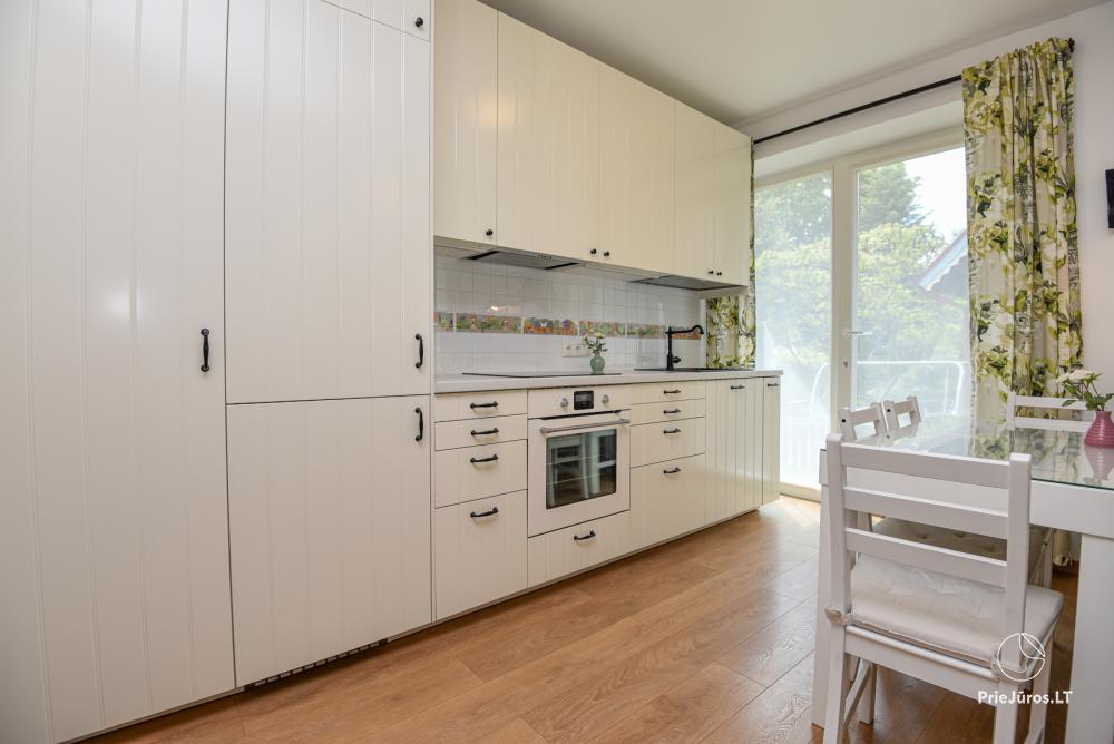 Two rooms new apartment in center of Nida