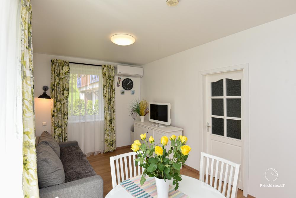Two rooms new apartment in center of Nida