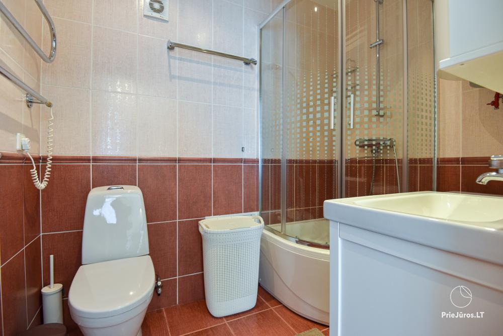 Two rooms new apartment in center of Nida