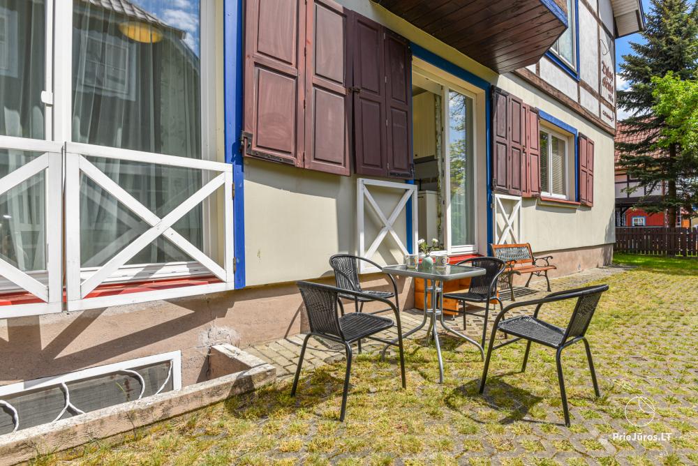 Two rooms new apartment in center of Nida
