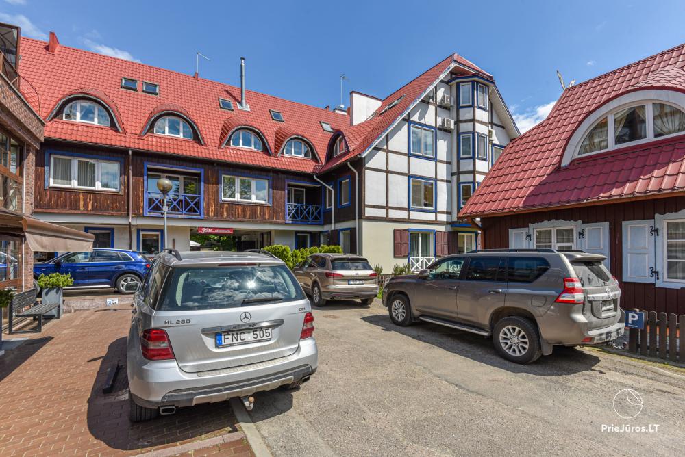 Two rooms new apartment in center of Nida