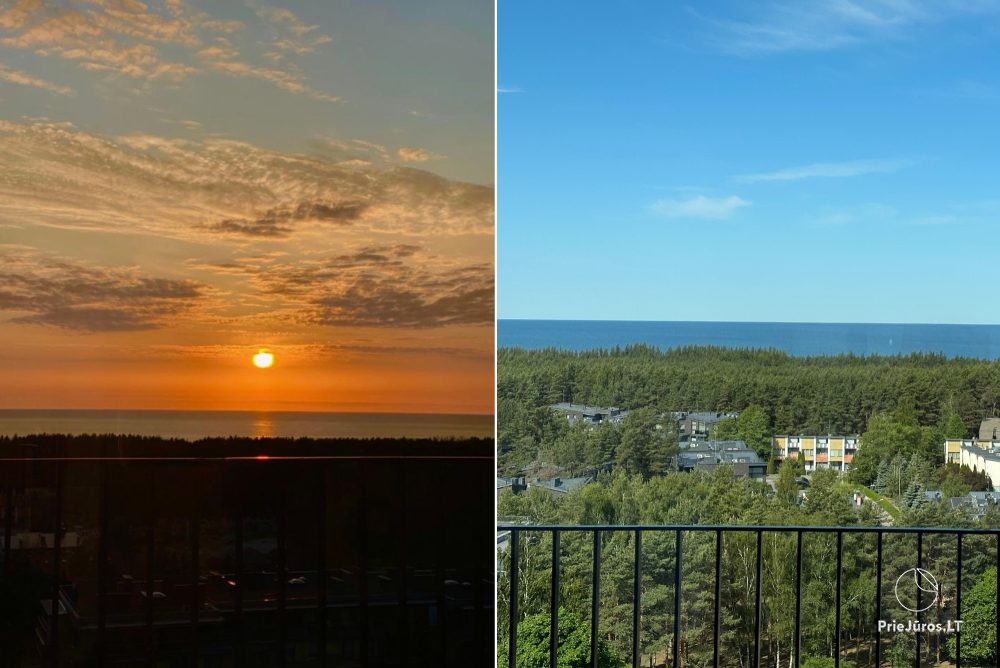 Апартаменты с видом на море в Vanagupė