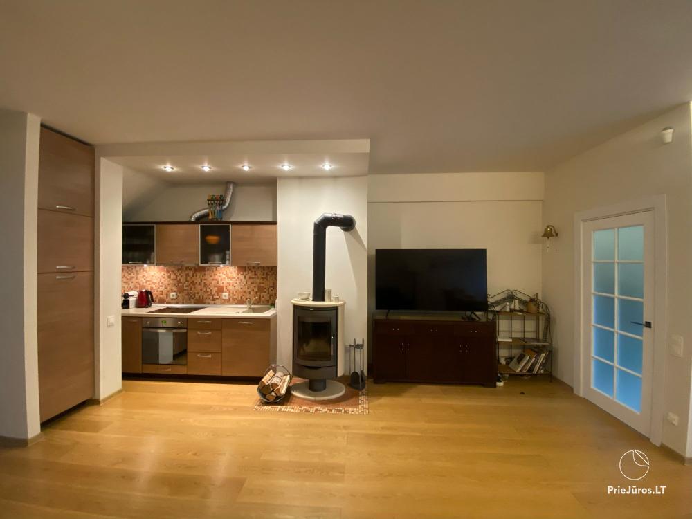 Two rooms apartment with terrace in Juodkrante