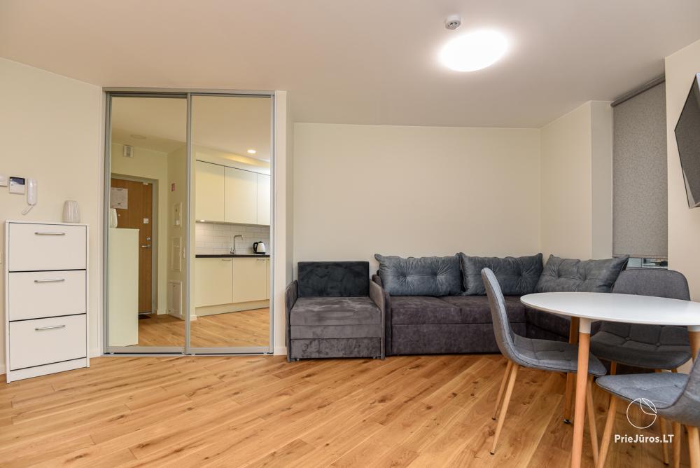 New one room flat with terrace for rent in Sventoji