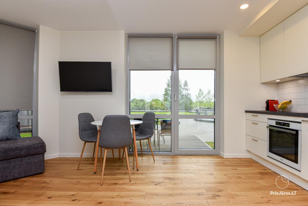 New one room flat with terrace for rent in Sventoji