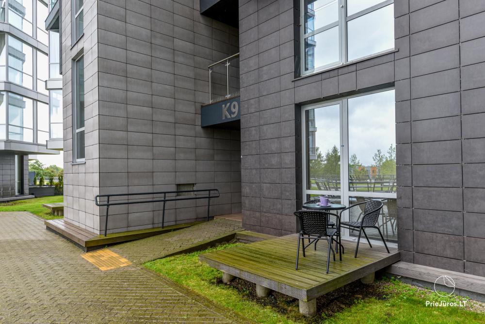New one room flat with terrace for rent in Sventoji