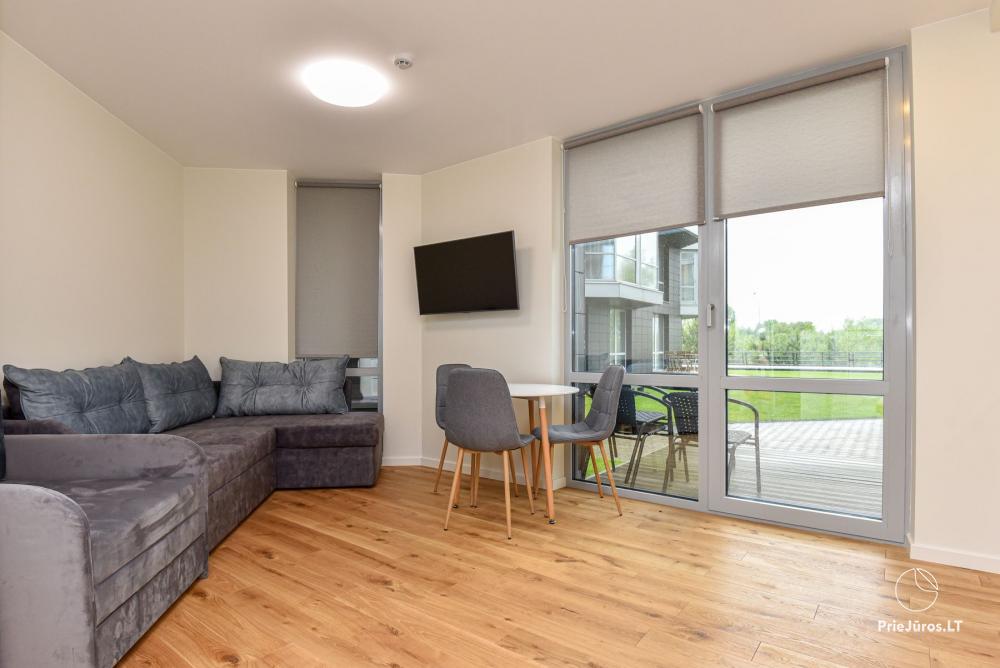 New one room flat with terrace for rent in Sventoji