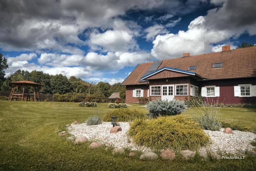 Apartments, rooms, holiday huts, camping, house with hall Homestead at the Sea - 1