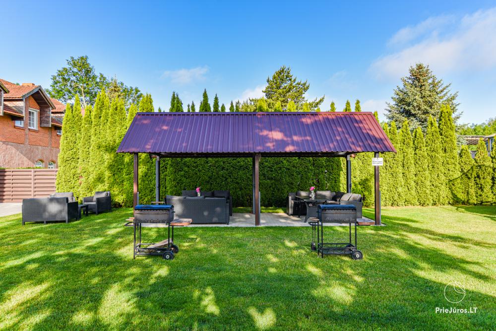 Rooms for rent in Karklė - Gintaro sodyba. Yard, summerhouse, hot tub