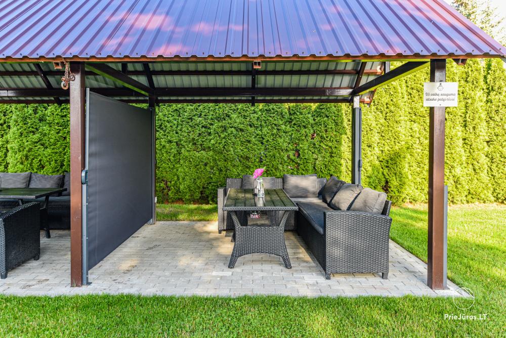Rooms for rent in Karklė - Gintaro sodyba. Yard, summerhouse, hot tub