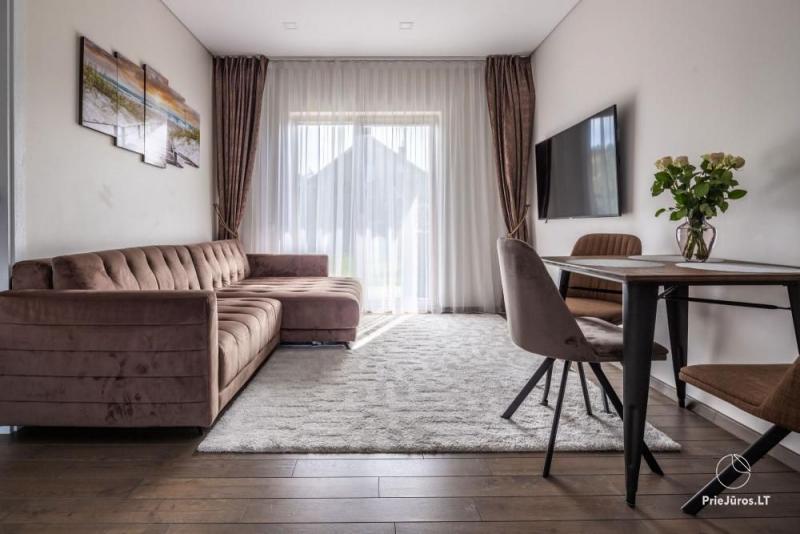 Well furnished apartment with one bedroom, terrace and fenced yard