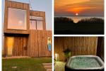 Houses for rent in Svencele on the shore of the Curonian lagoon with it's private beach