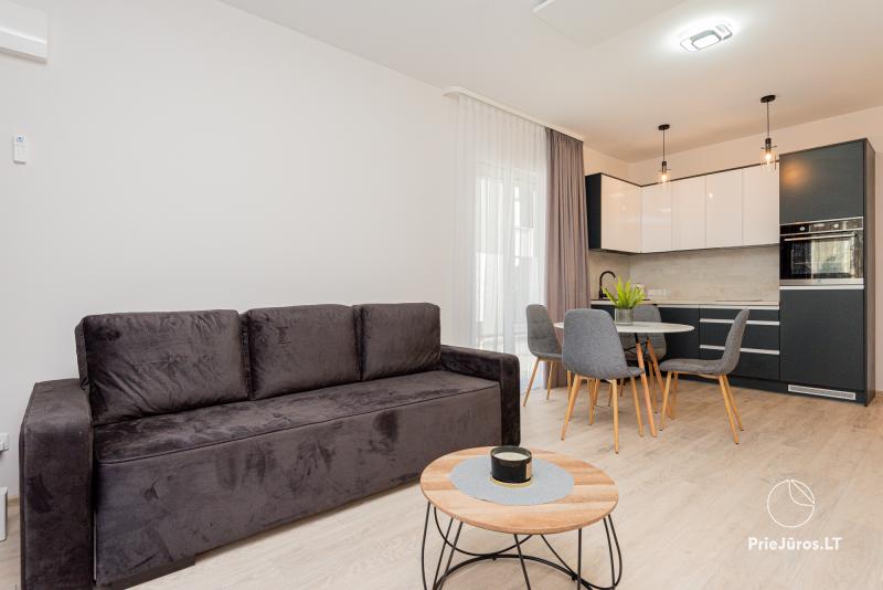 Spacious Stella Maris apartment with heated pool in complex Mano jura 2, in Kunigiskiai