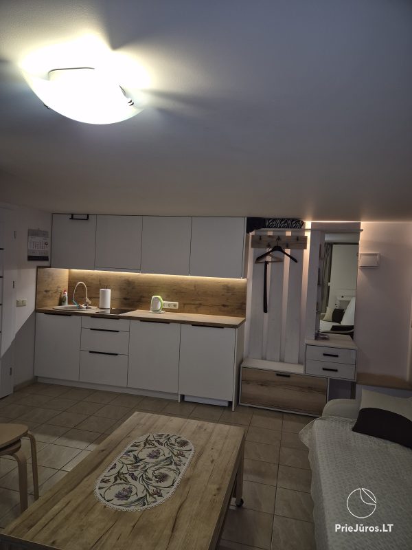 Flat with balcony and terrace for rent in center of Sventoji