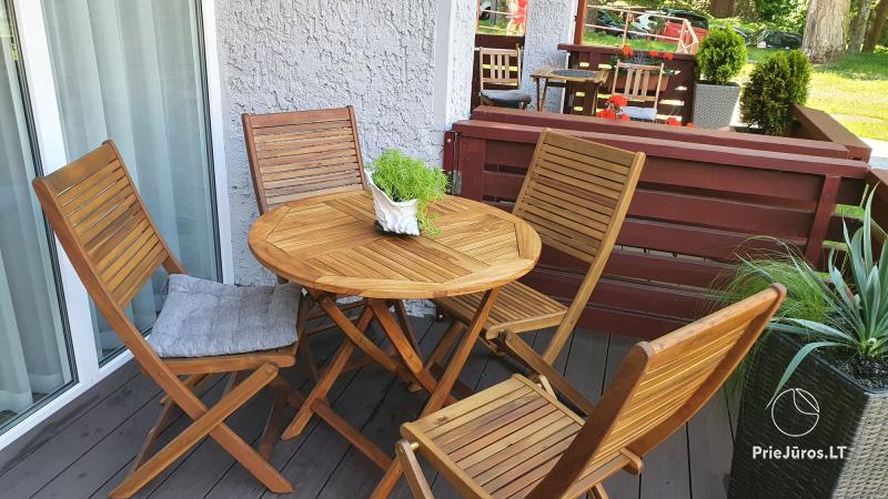 Apartments with all amenities in any weather in Juodkrante