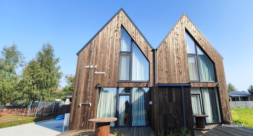 Cosy holiday houses for rent in Sventoji