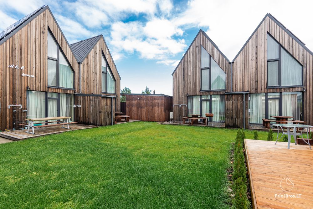 Cosy holiday houses for rent in Sventoji
