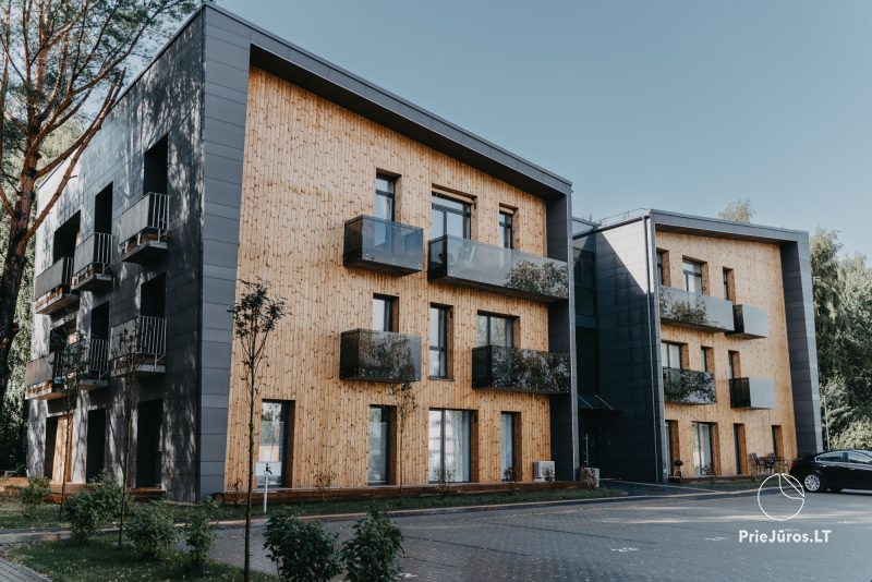 Palanga, Apartment Bangų Namai, 3 rooms apartment with 2 terraces
