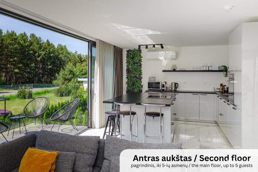Cottage apartment for rent in Kunigiskiai. Just 250 meters to the sea!