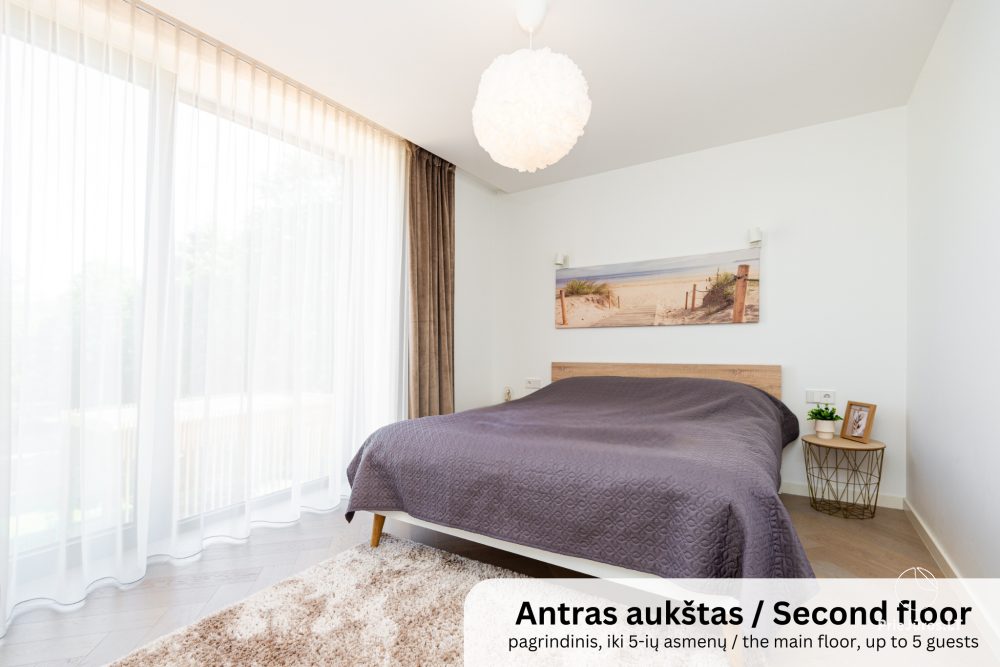 Cottage apartment for rent in Kunigiskiai. Just 250 meters to the sea!