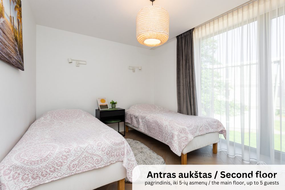 Cottage apartment for rent in Kunigiskiai. Just 250 meters to the sea!