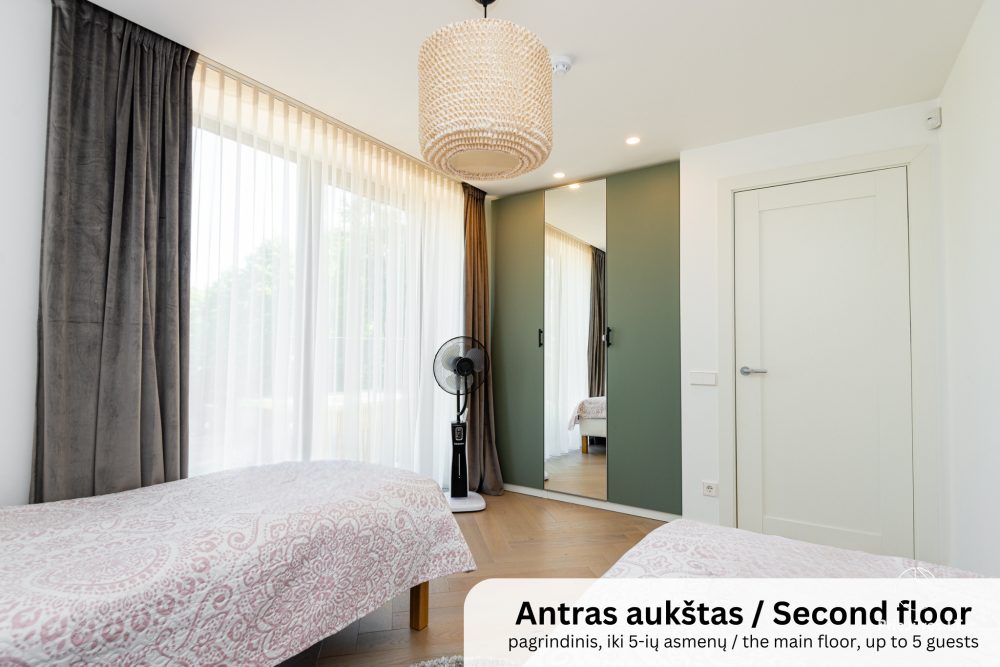 Cottage apartment for rent in Kunigiskiai. Just 250 meters to the sea!