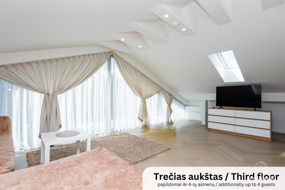 Cottage apartment for rent in Kunigiskiai. Just 250 meters to the sea!
