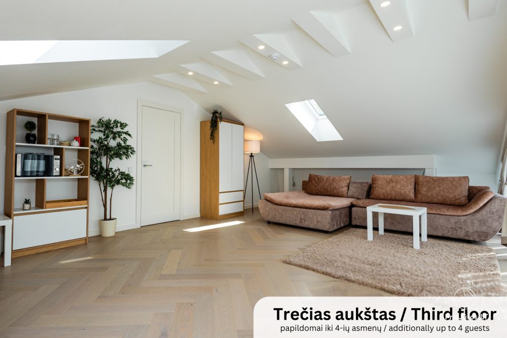 Cottage apartment for rent in Kunigiskiai. Just 250 meters to the sea!
