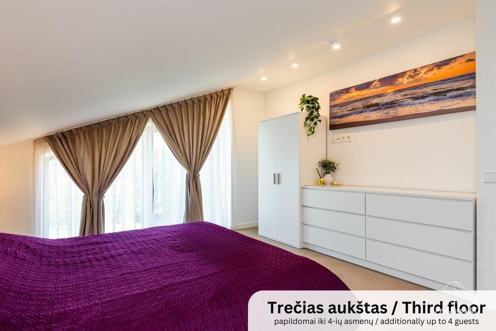 Cottage apartment for rent in Kunigiskiai. Just 250 meters to the sea!