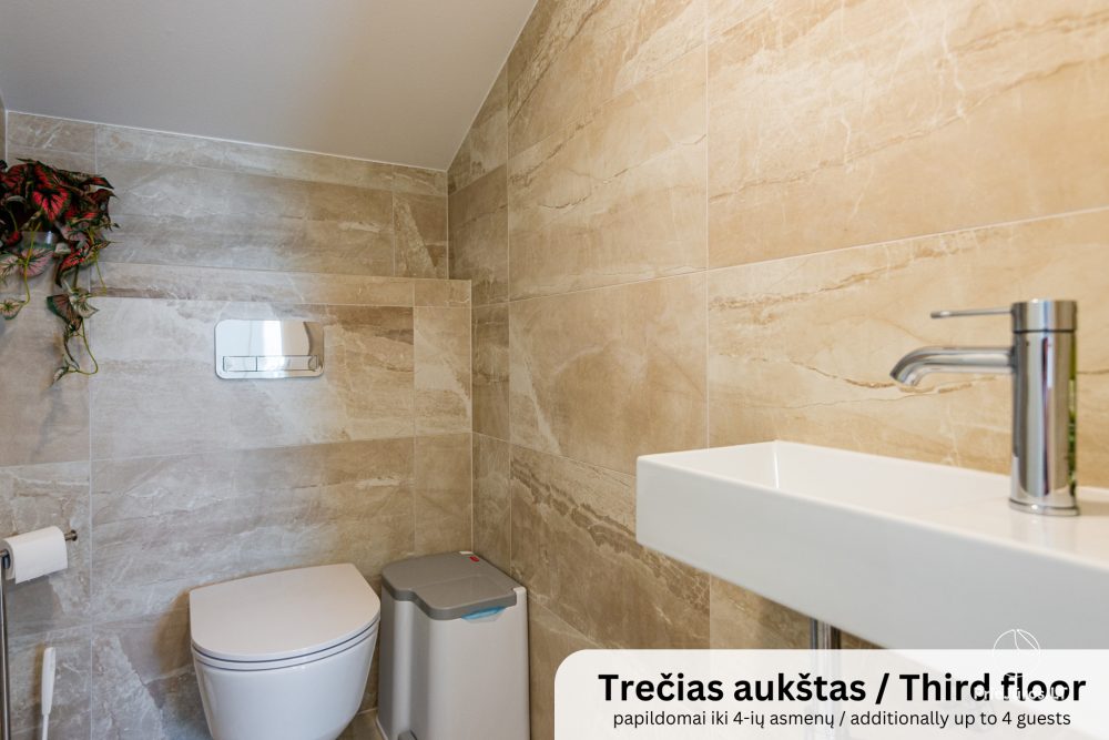 Cottage apartment for rent in Kunigiskiai. Just 250 meters to the sea!
