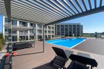 Newly furnished flat for rent in Sventoji. Heated swimming pool in the yard