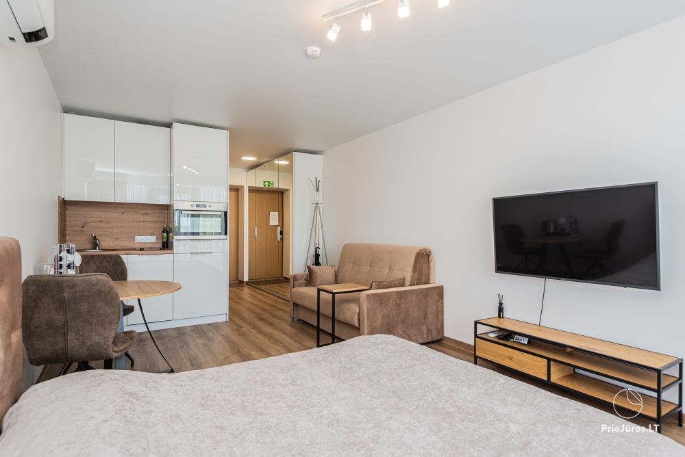 Newly furnished flat for rent in Sventoji. Heated swimming pool in the yard - 1