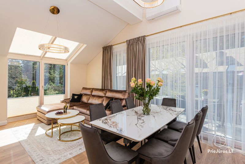 New, spacious J&D Apartment in Palanga near a pine forest, 400 m to the sea