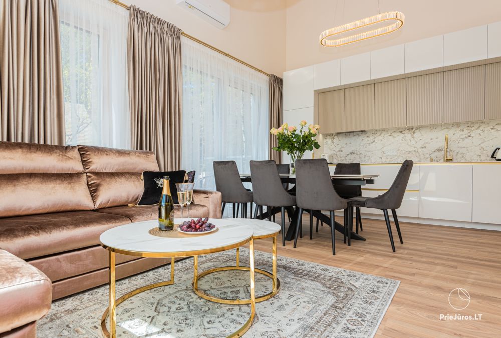 New, spacious J&D Apartment in Palanga near a pine forest, 400 m to the sea