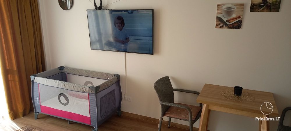 Newly furnished apartment for rent in Šventoja, complex, Mano Šventovė