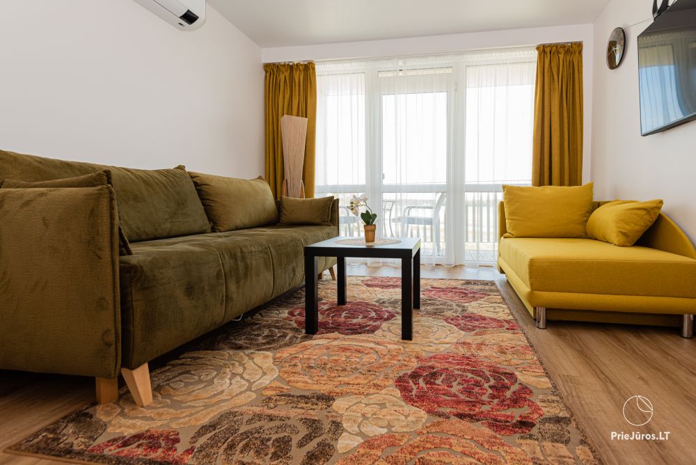 Newly furnished apartment for rent in Šventoja, complex, Mano Šventovė