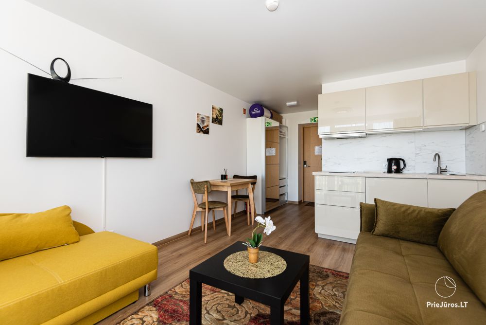 Newly furnished apartment for rent in Šventoja, complex, Mano Šventovė
