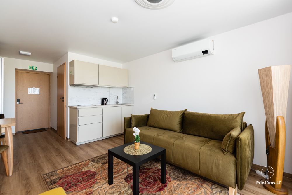 Newly furnished apartment for rent in Šventoja, complex, Mano Šventovė
