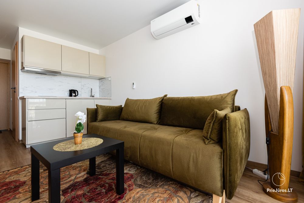 Newly furnished apartment for rent in Šventoja, complex, Mano Šventovė