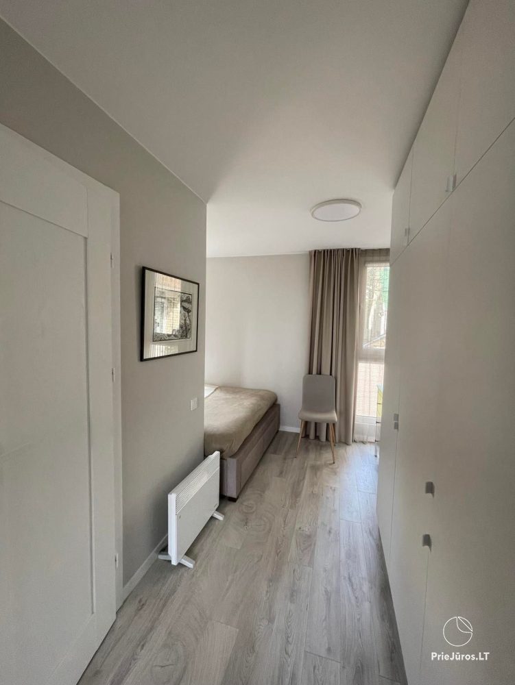 Relaxation in Juodkrante - newly equipped 25 m2 apartments with a terrace.