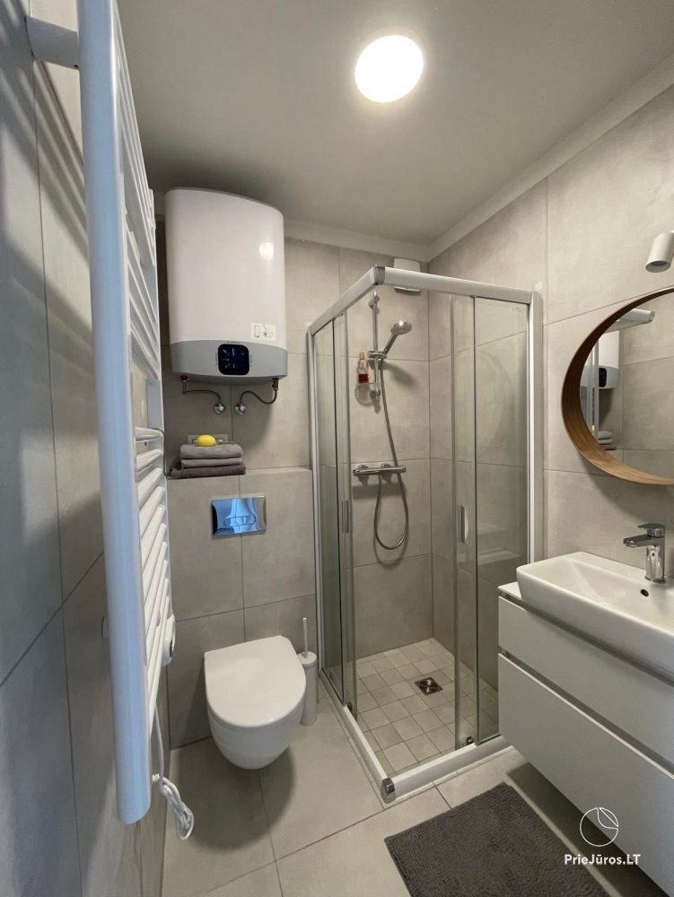 Relaxation in Juodkrante - newly equipped 25 m2 apartments with a terrace.
