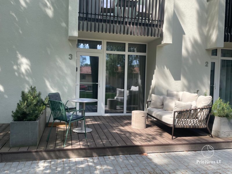 Relaxation in Juodkrante - newly equipped 25 m2 apartments with a terrace.
