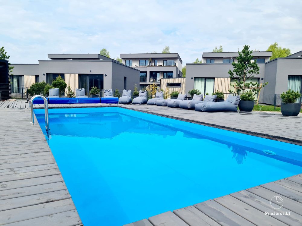 Sakai Home - Mano jūra 2, Kunigiškiai – Apartments with Terrace and Courtyard, Complex with Pool