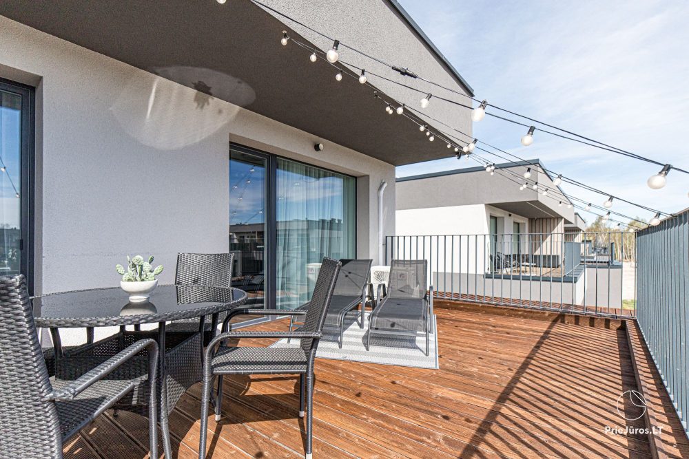 Odri Home - Mano jūra 2, Kunigiškiai – apartments with a large terrace, sun loungers