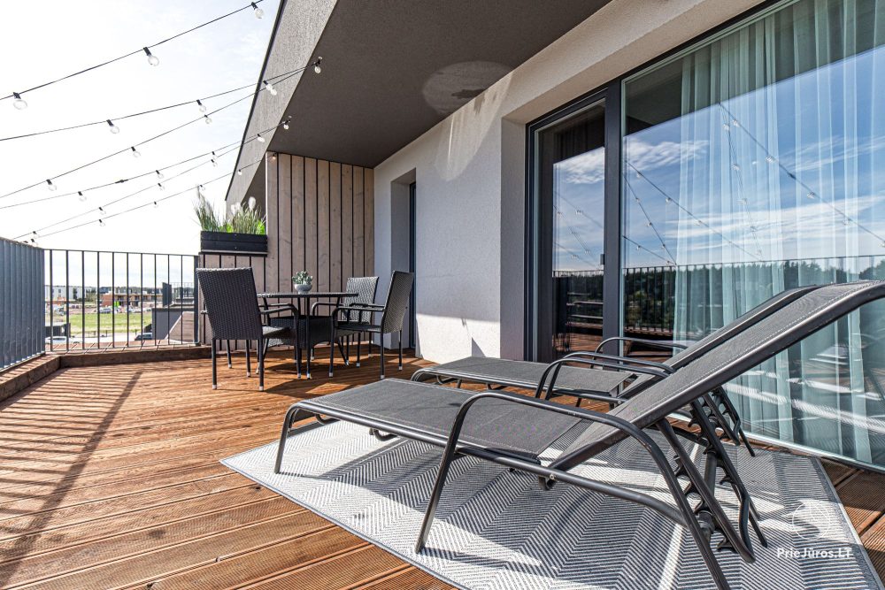 Odri Home - Mano jūra 2, Kunigiškiai – apartments with a large terrace, sun loungers