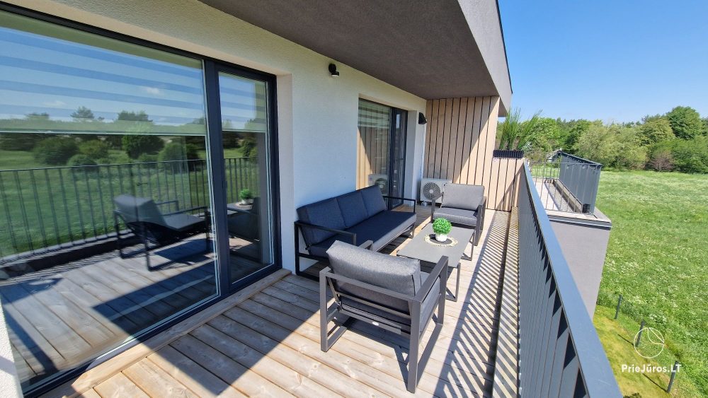 De-Žavu Home - My Sea 2, Kunigiškiai, 2-bedroom apartments with terrace for six