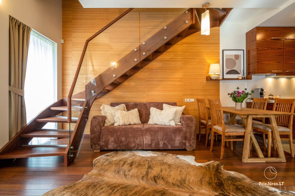 70 m² apartments with a terrace and lagoon view + SPA | Nida
