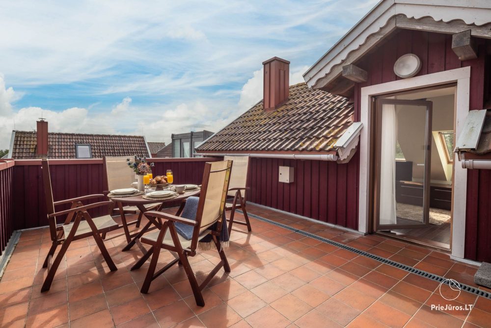 70 m² apartments with a terrace and lagoon view + SPA | Nida